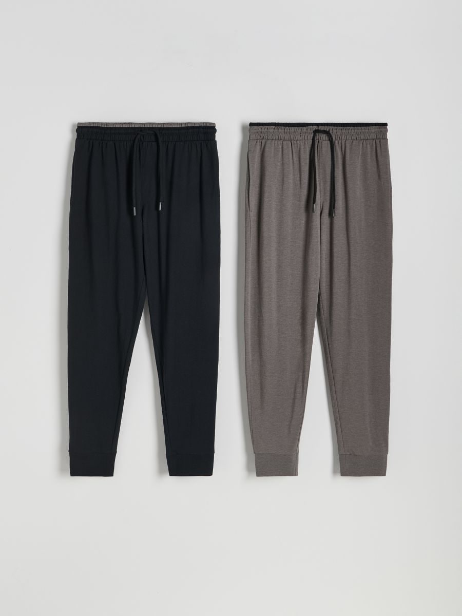 Lot de 2 pantalons de pyjama - Noir - RESERVED