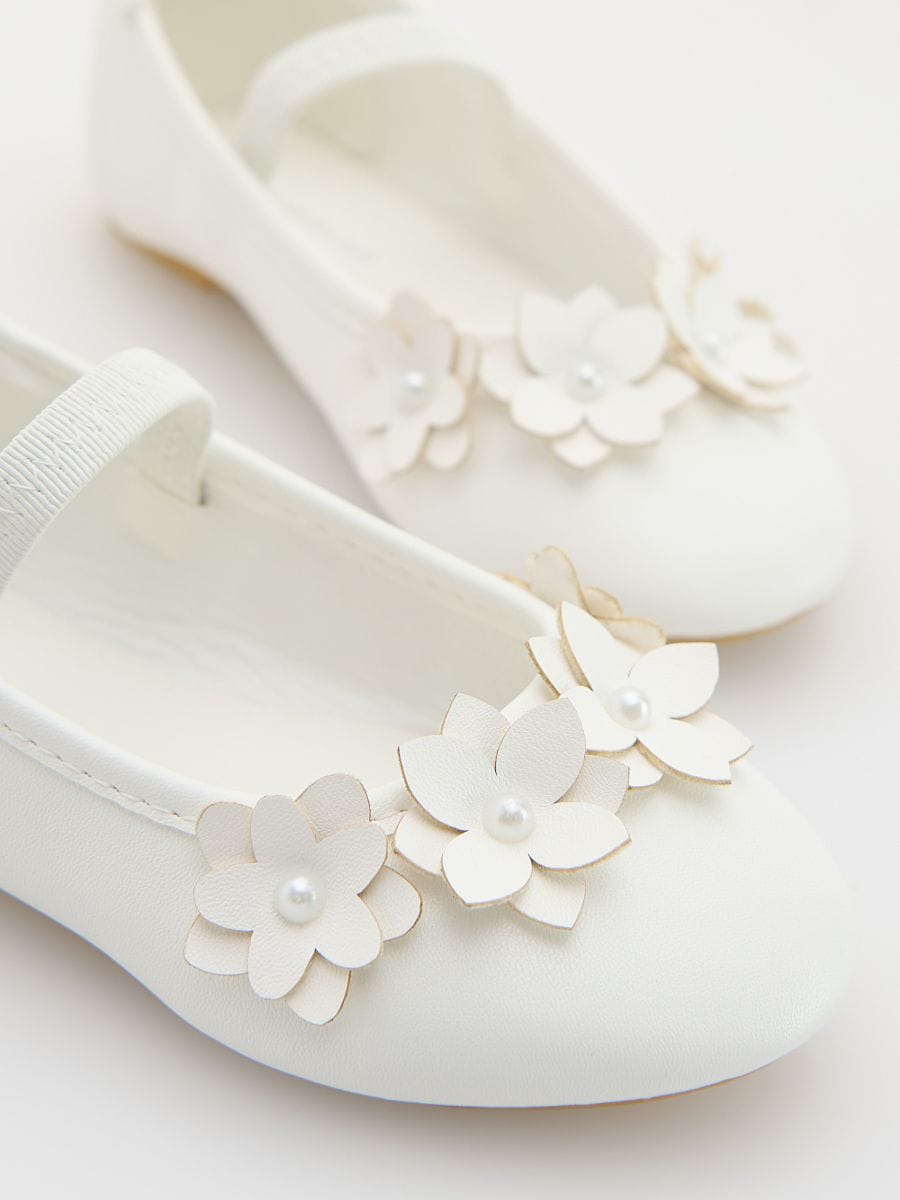 Weiße Ballerinas - weiß - RESERVED - 4