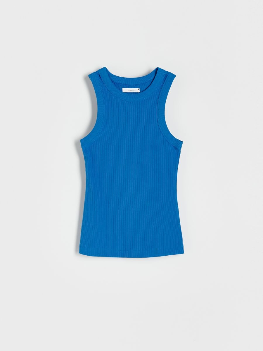 Rib knit top - blue - RESERVED - 5