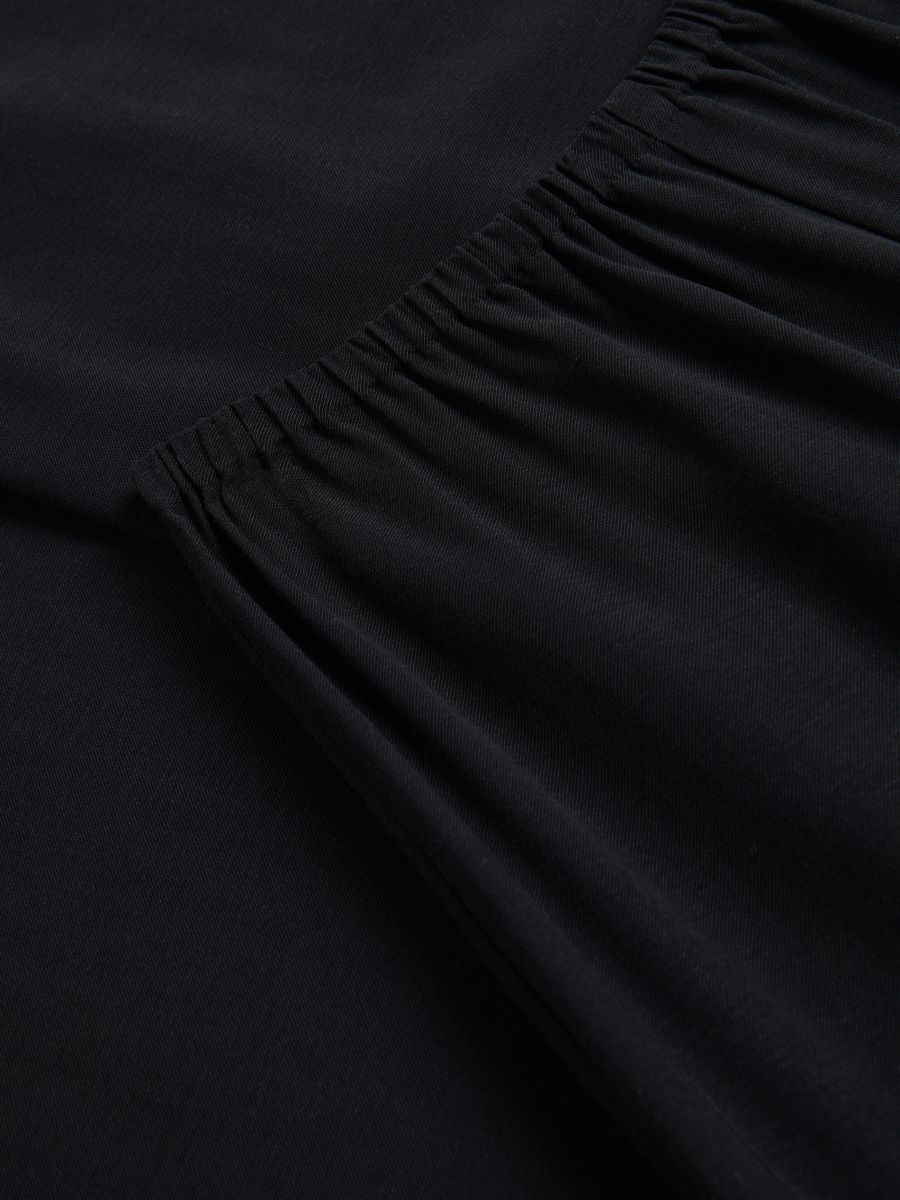 Loose trousers with viscose - black - RESERVED - 5
