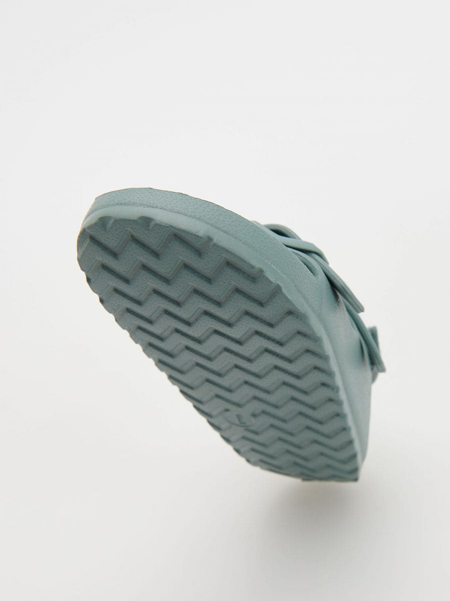 Sandals with buckles - pale green - RESERVED - 5