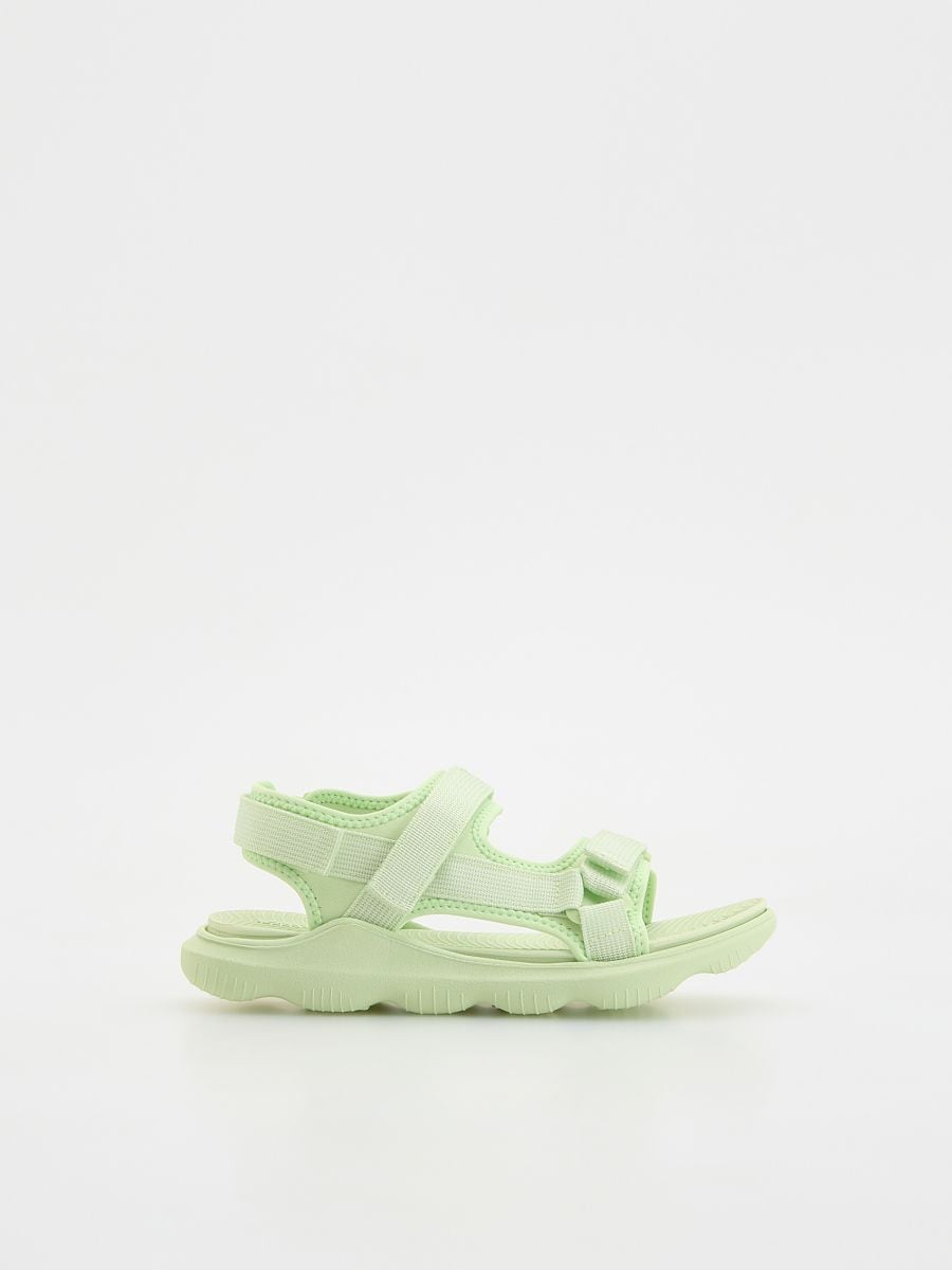 LADIES` SANDALS - svetlozelena - RESERVED - 3