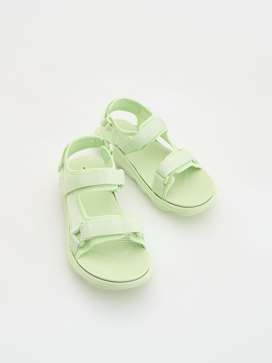 LADIES` SANDALS - svetlozelena - RESERVED - 2
