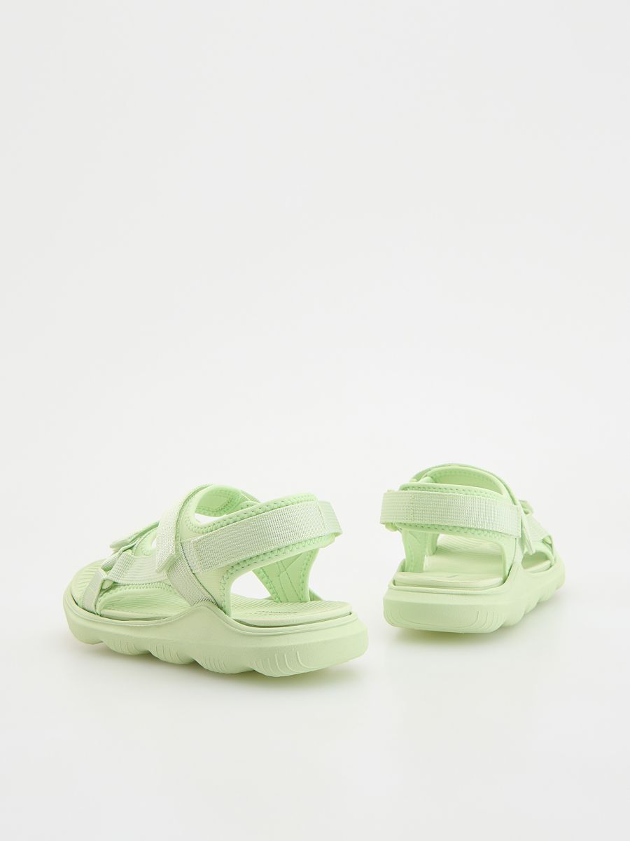 LADIES` SANDALS - svetlozelena - RESERVED - 4
