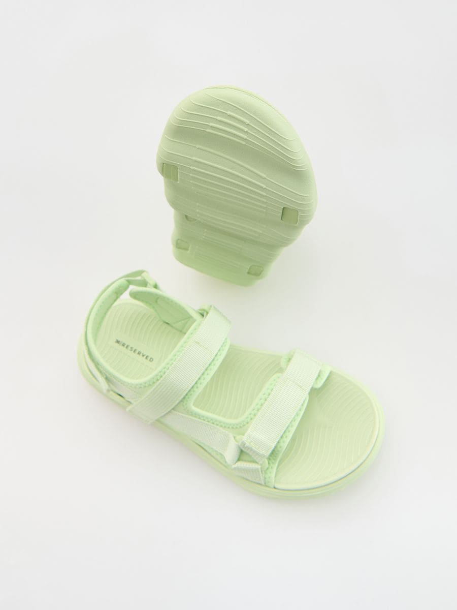 LADIES` SANDALS - svetlozelena - RESERVED - 5