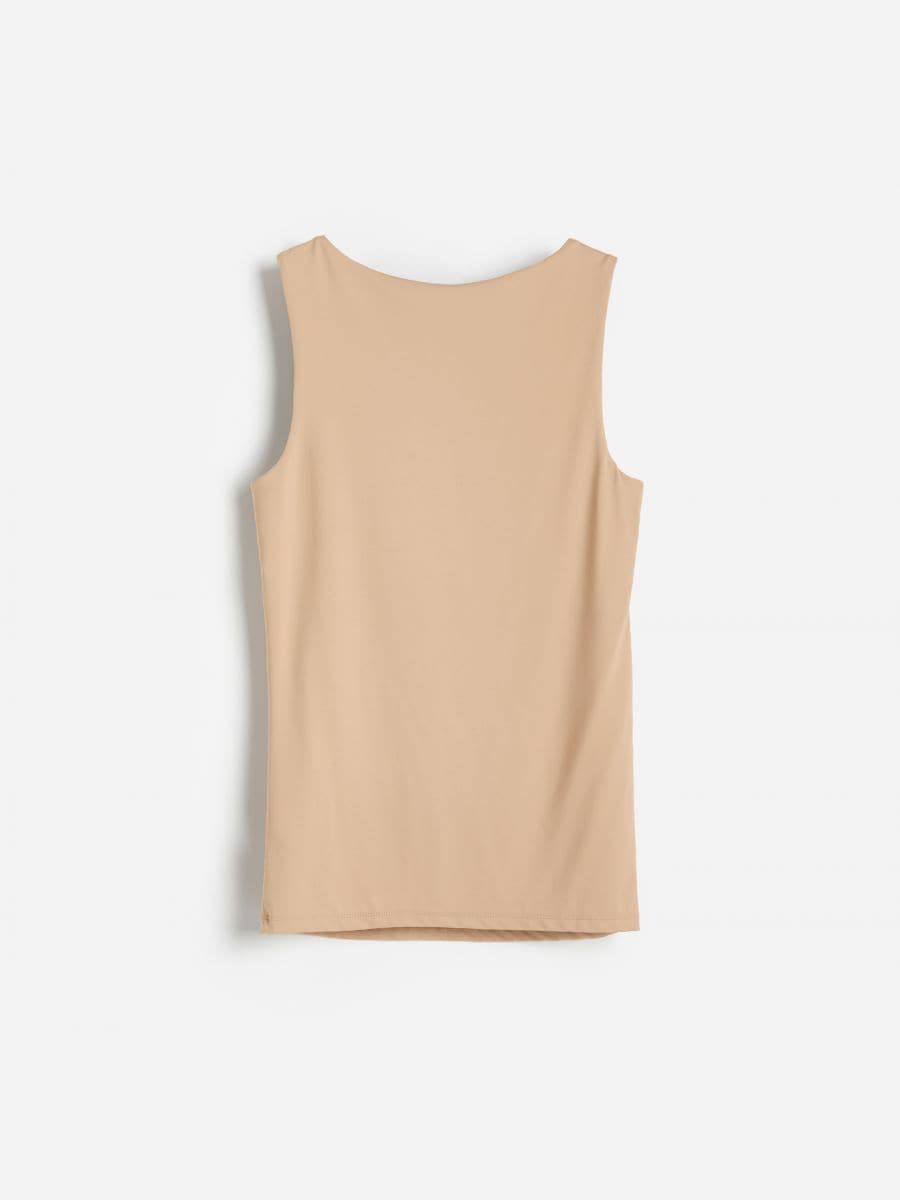 Plain top - nude - RESERVED - 7