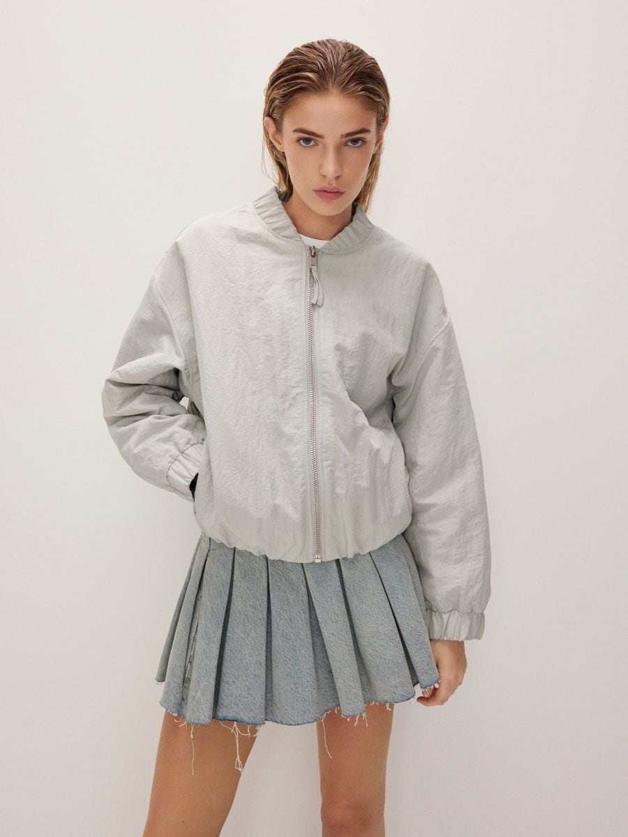Bomber jacket - light grey - RESERVED - 2