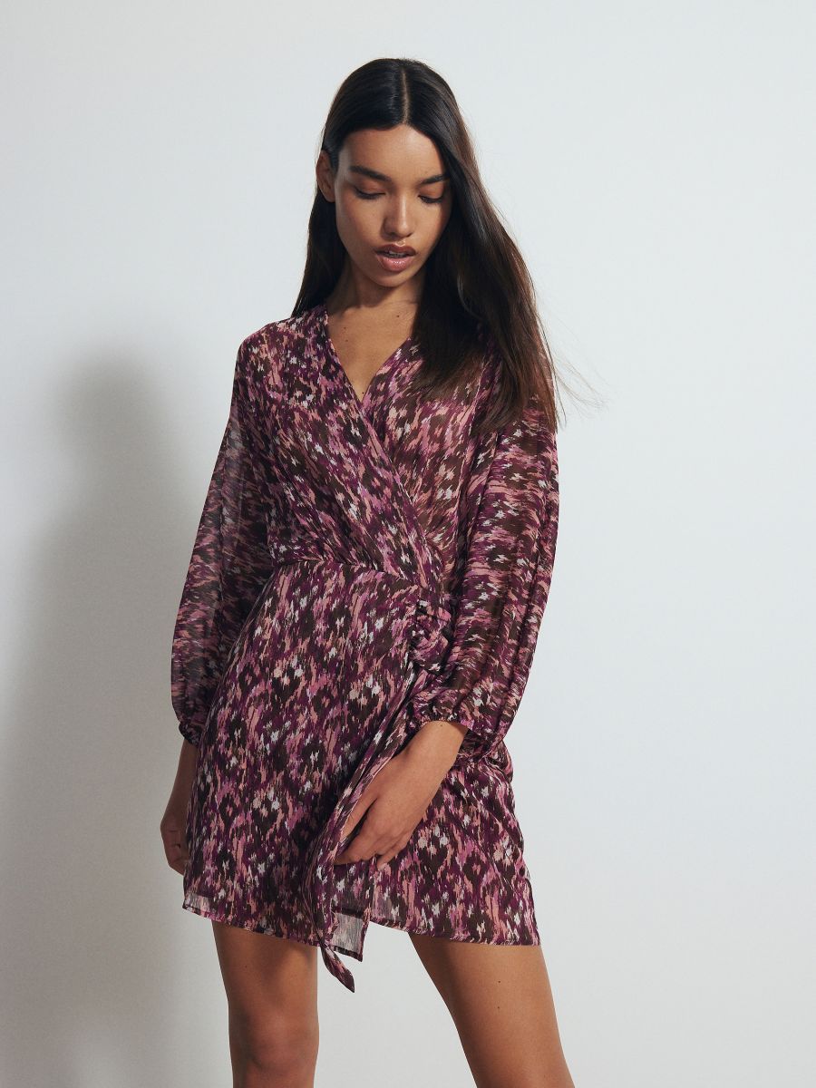 Mini-robe cache-cœur - multicolore - RESERVED - 2
