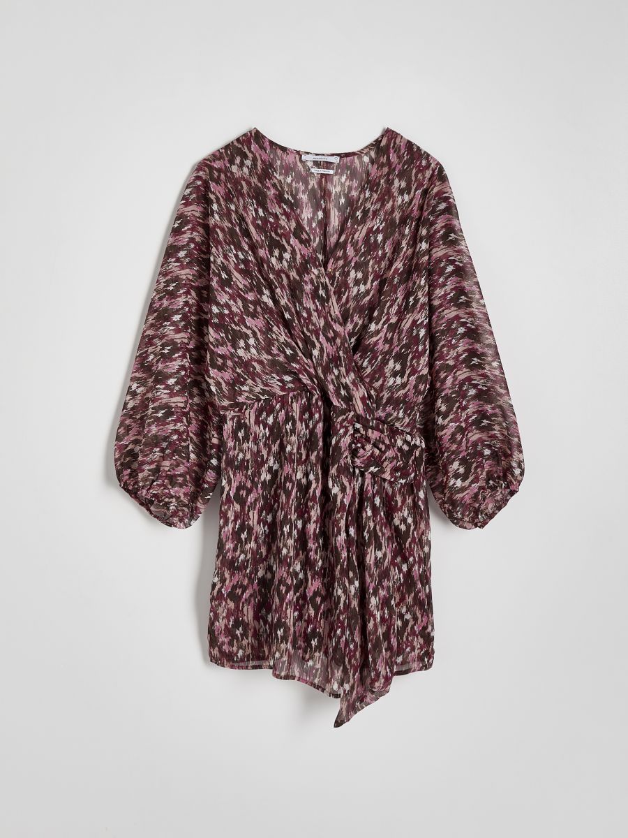Mini-robe cache-cœur - multicolore - RESERVED - 5