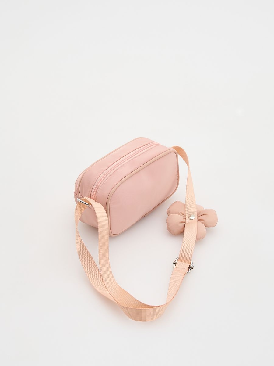 Small handbag with adjustable strap - pink - RESERVED - 3