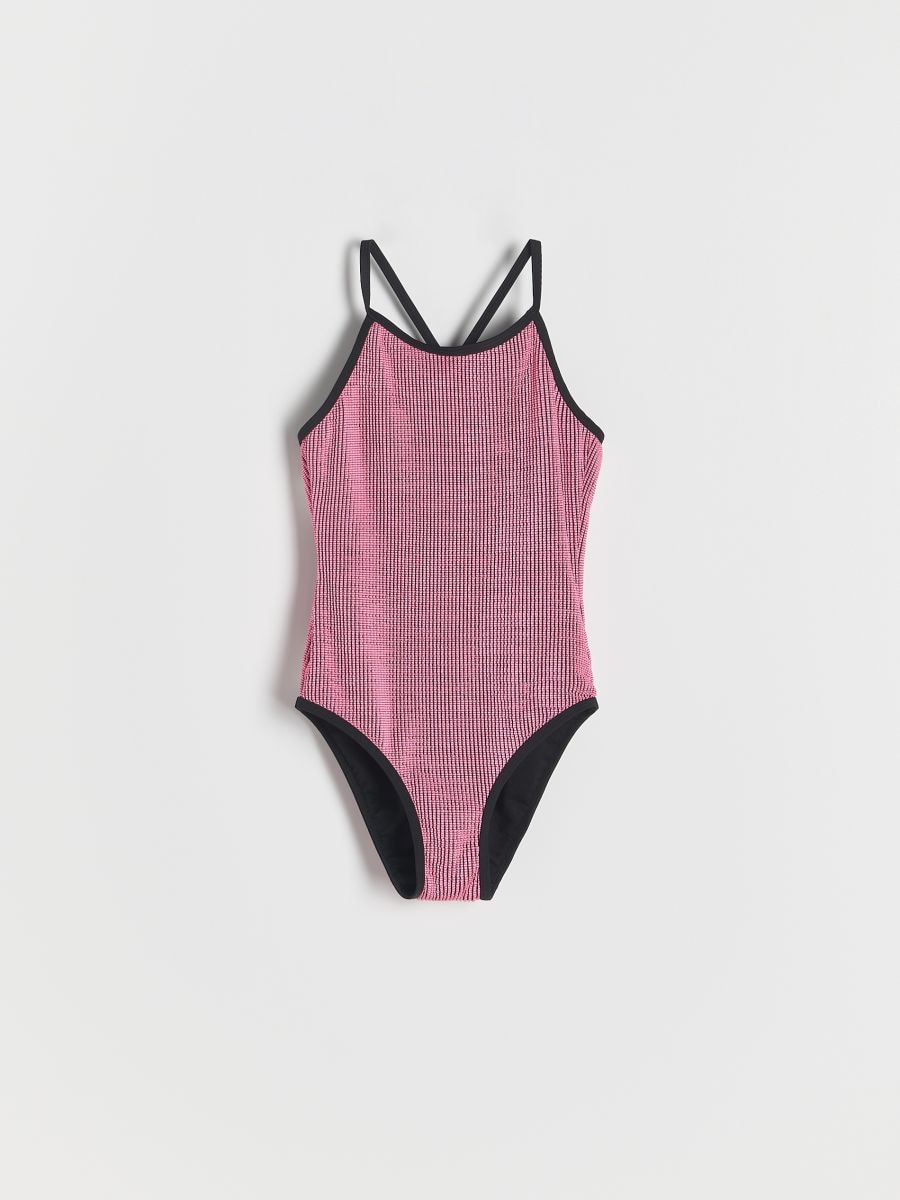 Jednodelni kupaći sa izrezom - pink - RESERVED - 2