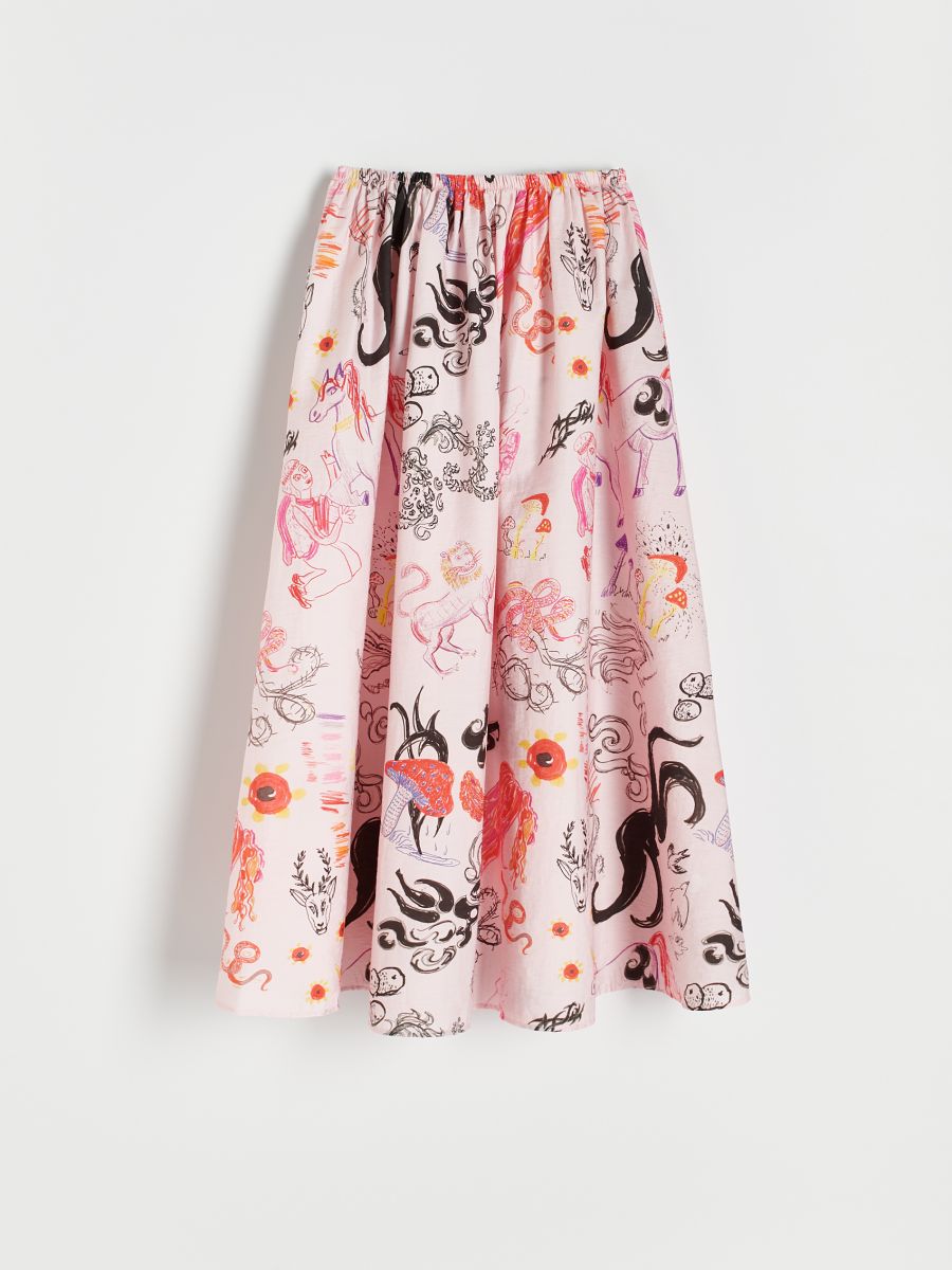 Flared skirt - multicolor - RESERVED - 6