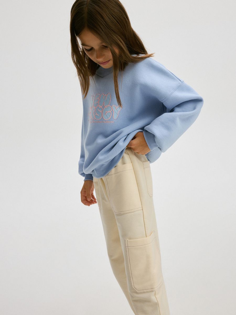 Pletene pantalone - nude - RESERVED - 3