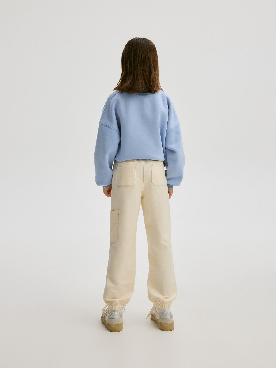 Pletene pantalone - nude - RESERVED - 5