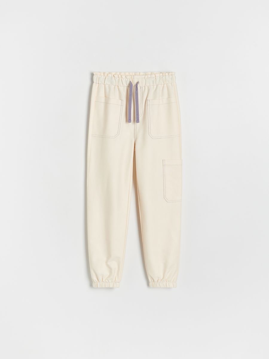 Pletene pantalone - nude - RESERVED - 2