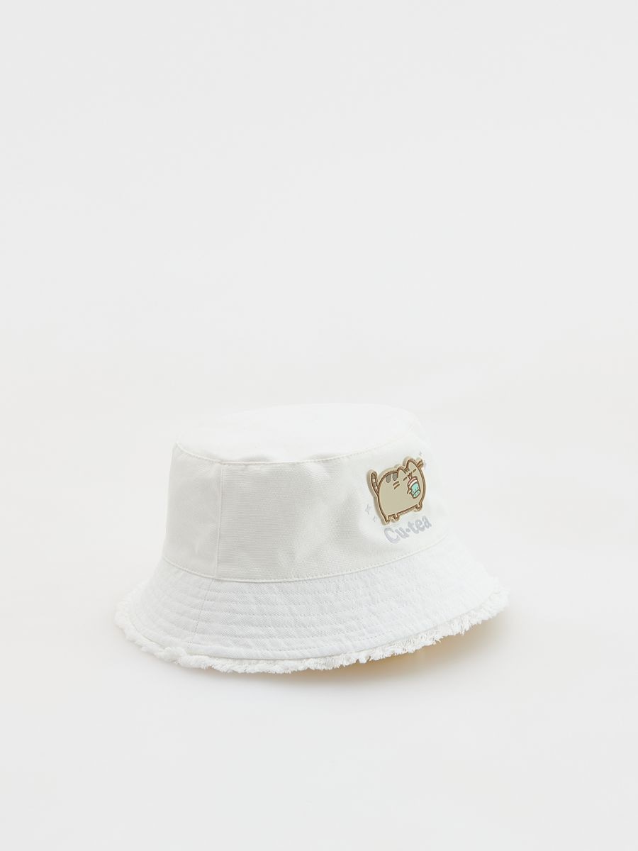 Bucket hat med Pusheen - GRÄDDE - RESERVED