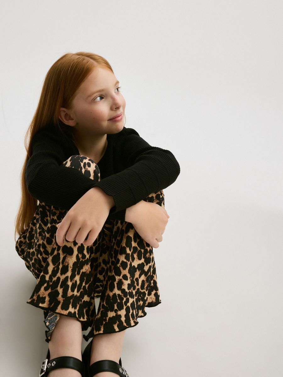 Animal pattern trousers - multicolor - RESERVED - 4