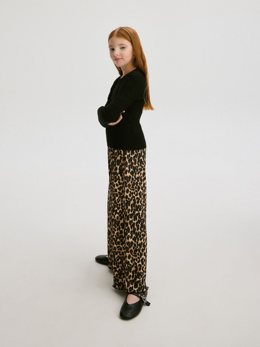 Animal pattern trousers - multicolor - RESERVED - 5
