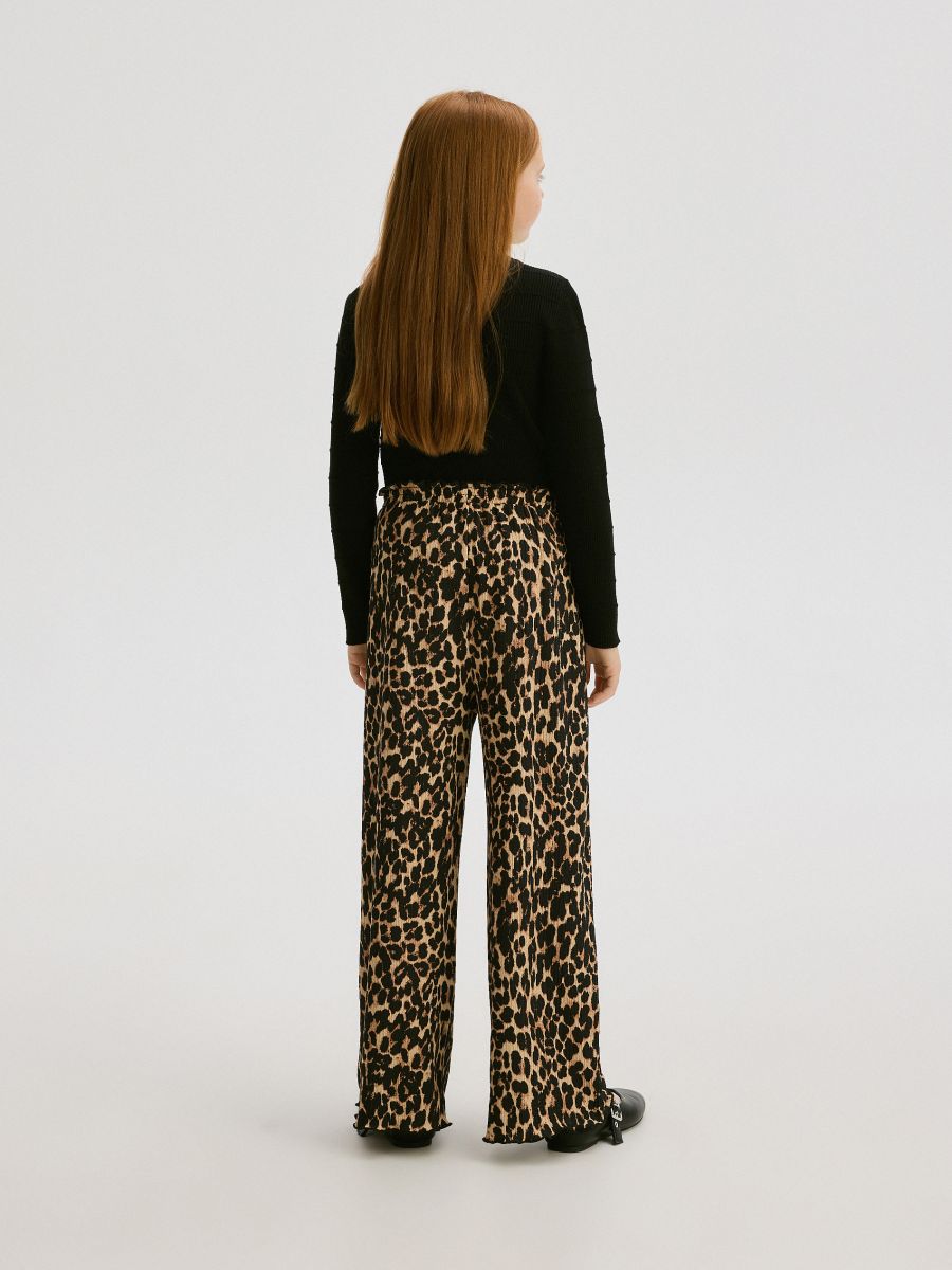 Animal pattern trousers - multicolor - RESERVED - 6