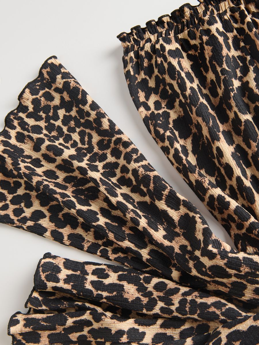 Animal pattern trousers - multicolor - RESERVED - 3