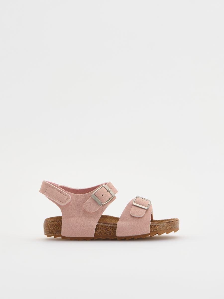Sandale od veštačke kože - pastelno pink  - RESERVED - 4