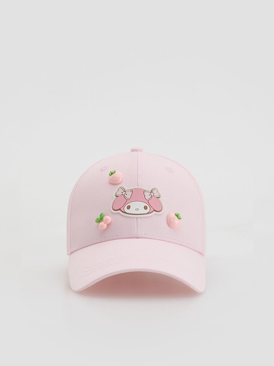 GIRLS` PEAKED CAP - pastellrosa - RESERVED