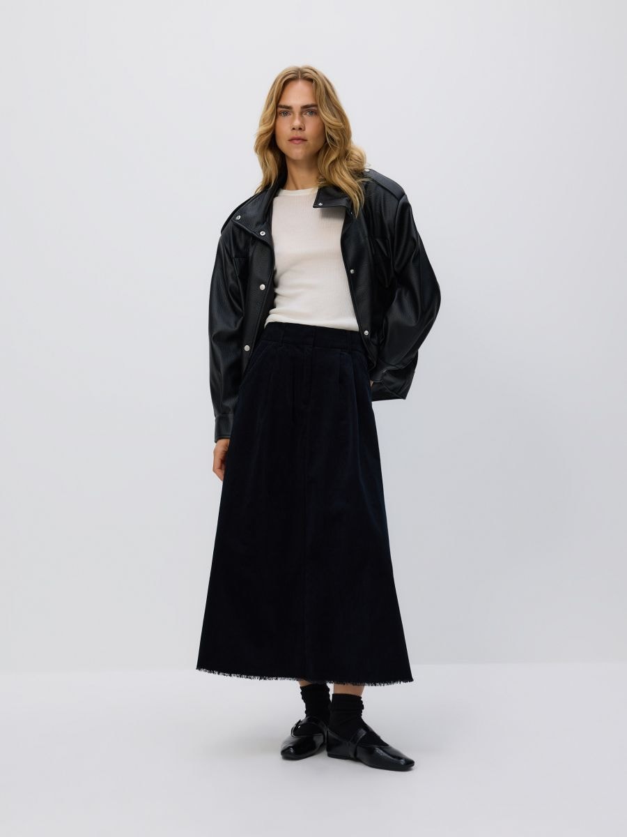 LADIES` SKIRT - navy - RESERVED