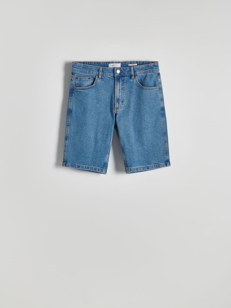 Pantaloncini denim regular - blu - RESERVED