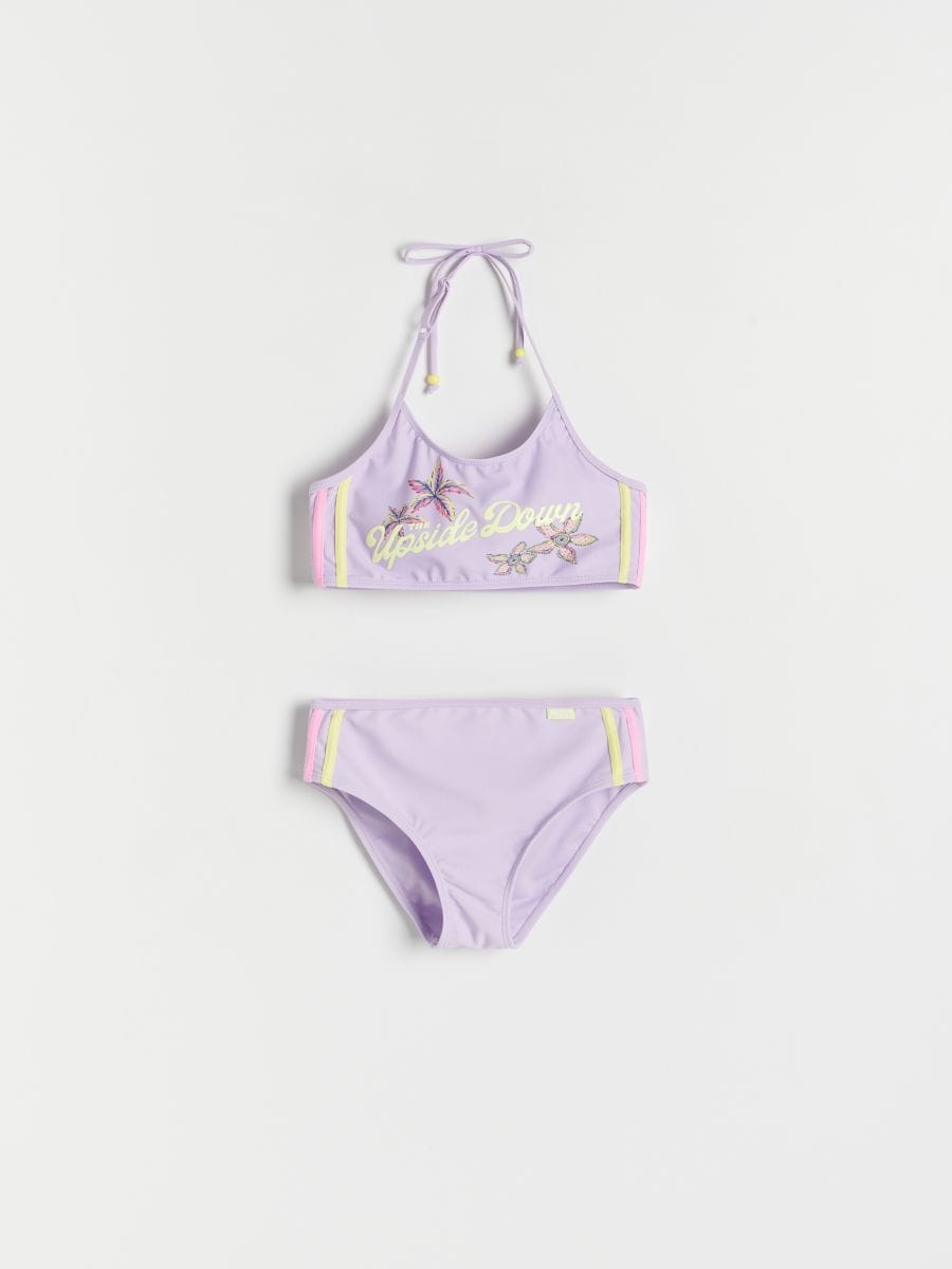 Dvodijelni kupaći kostim Stranger Things - lavanda - RESERVED
