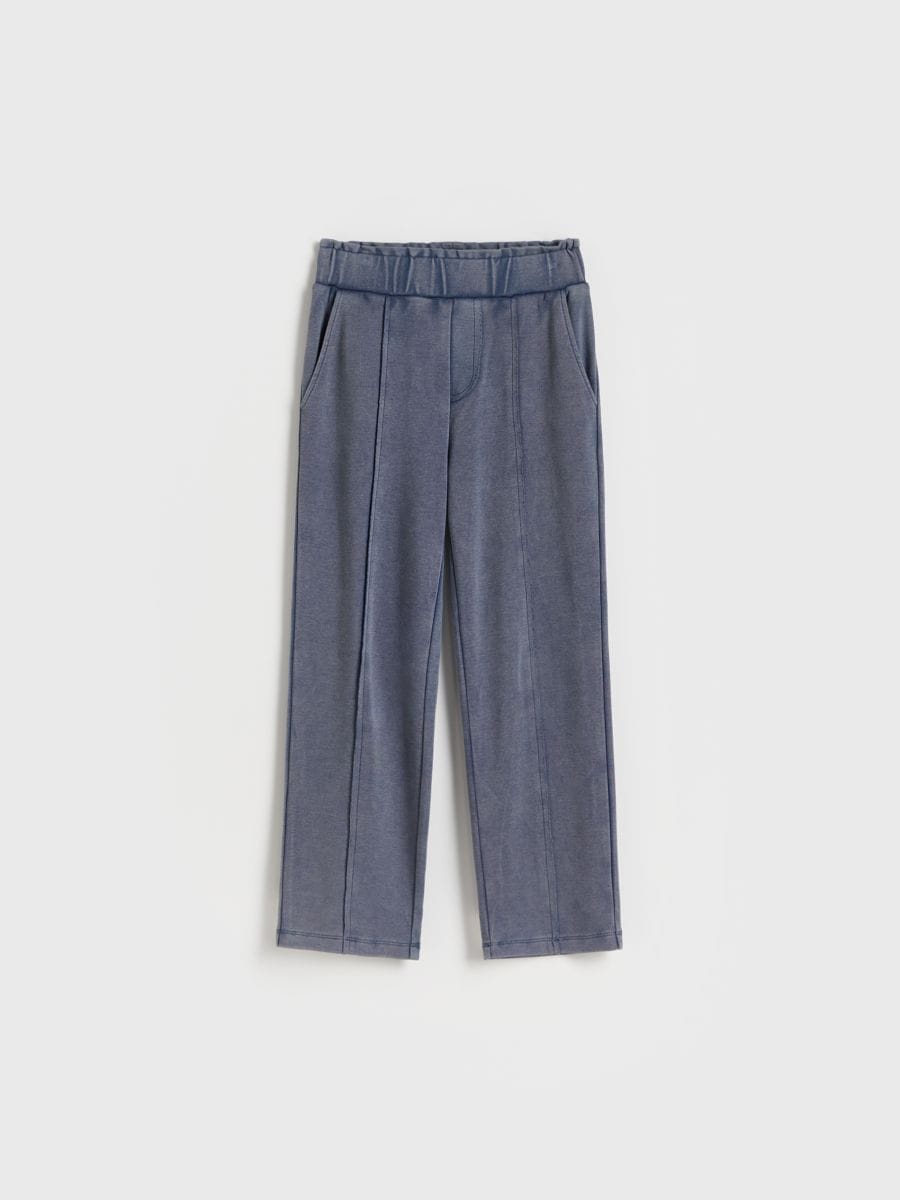 Straight leg sweatpants - navy - RESERVED - 3
