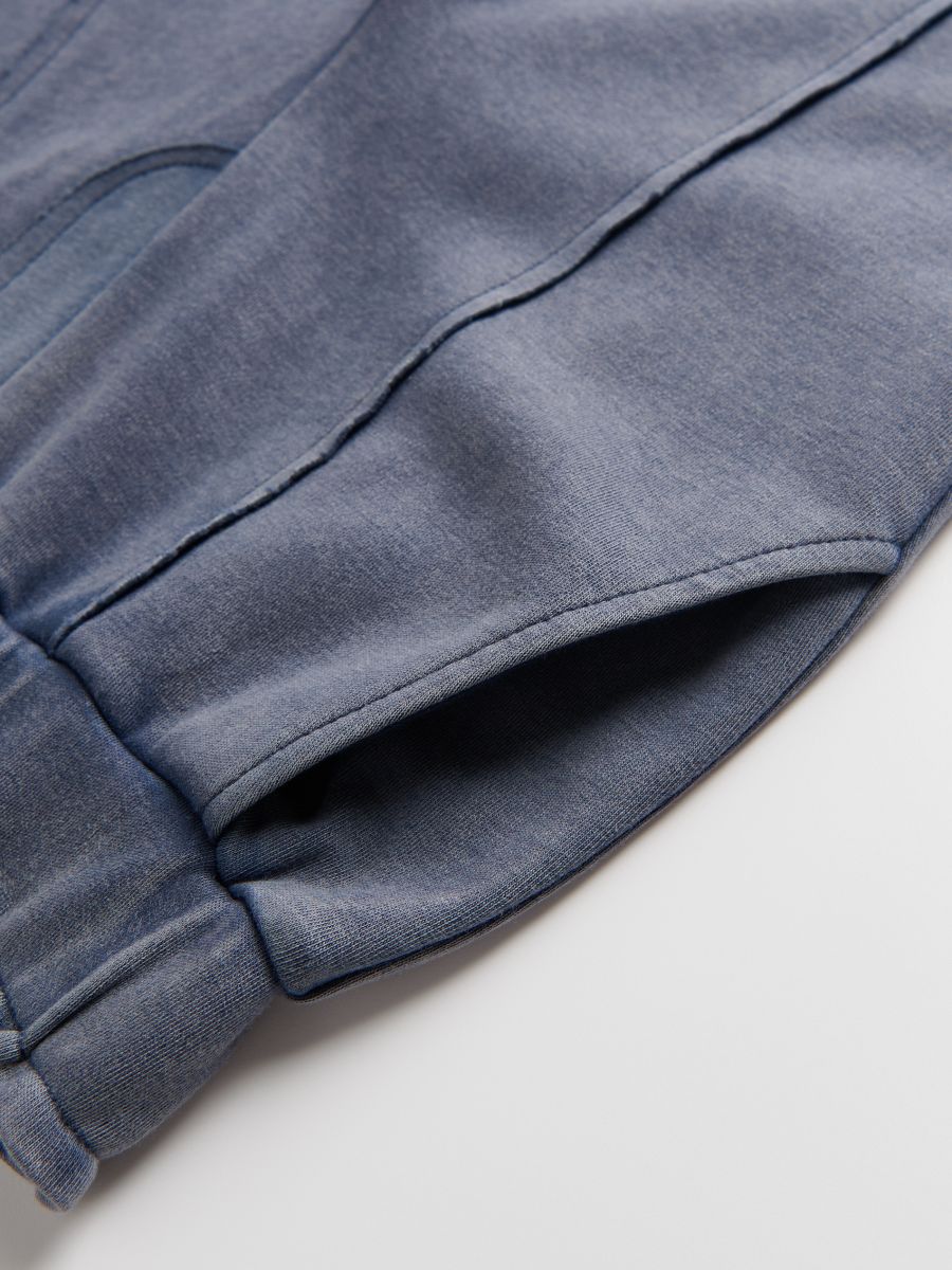 Straight leg sweatpants - navy - RESERVED - 6
