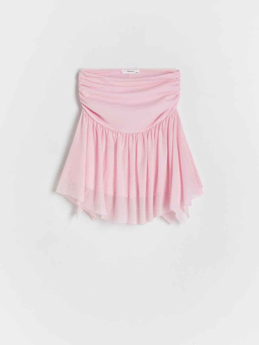 Ruffle skirt - pink - RESERVED