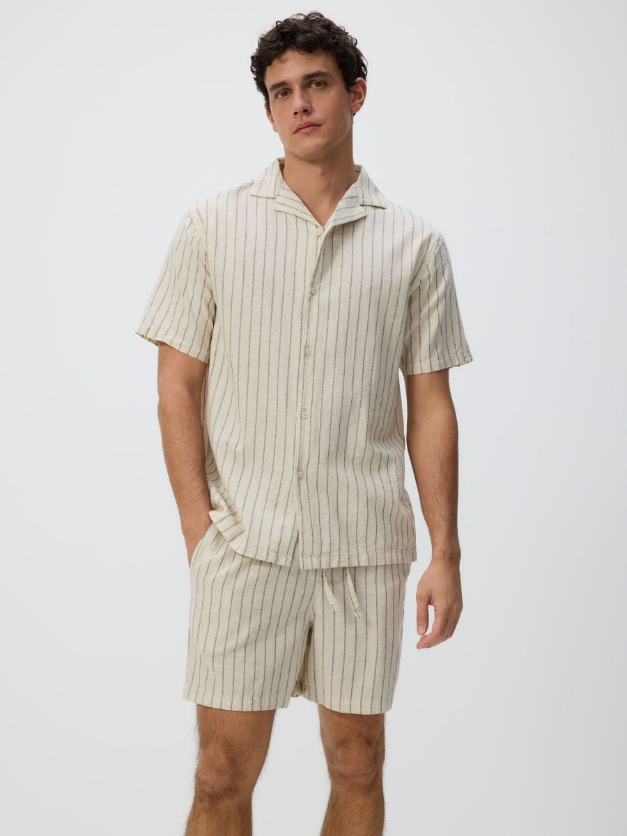 Two-piece linen set - beige - RESERVED - 3