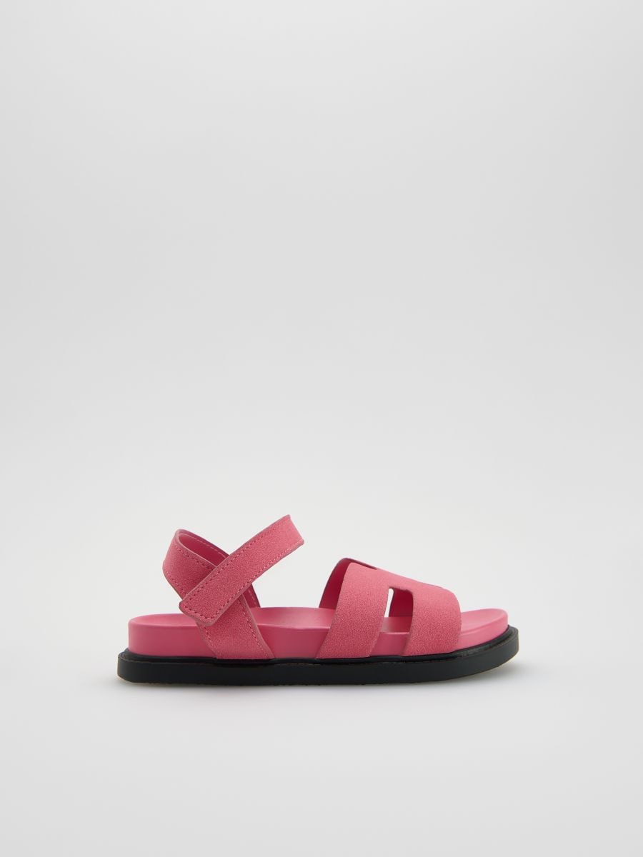 Sandales en daim synthétique - fuschia - RESERVED - 2
