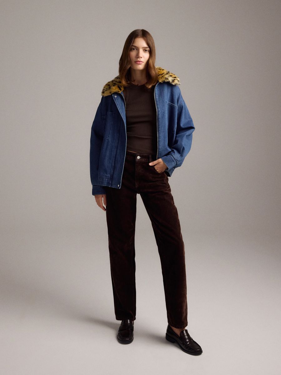 LADIES` JACKET - navy - RESERVED - 2