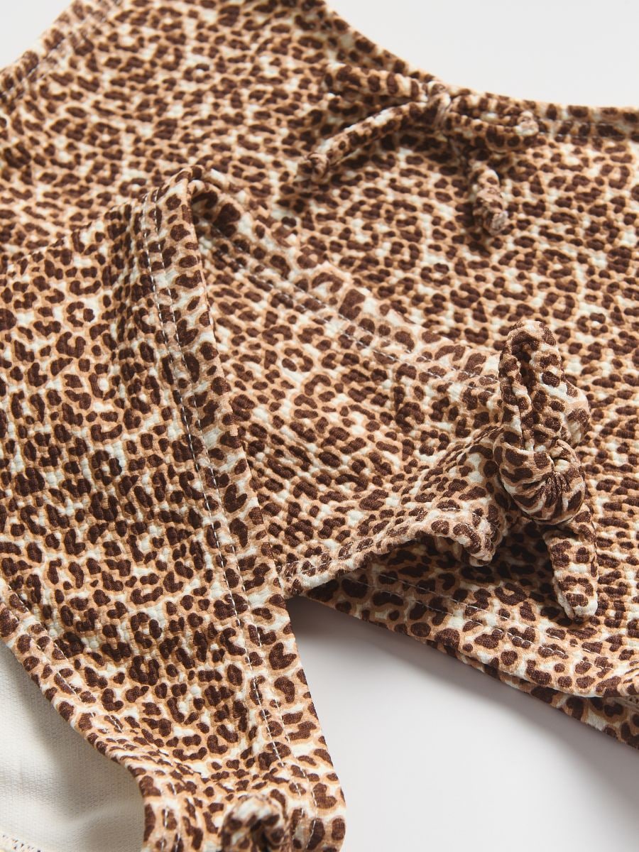 Maillot de bain deux-pièces à motifs - Marron - RESERVED - 3