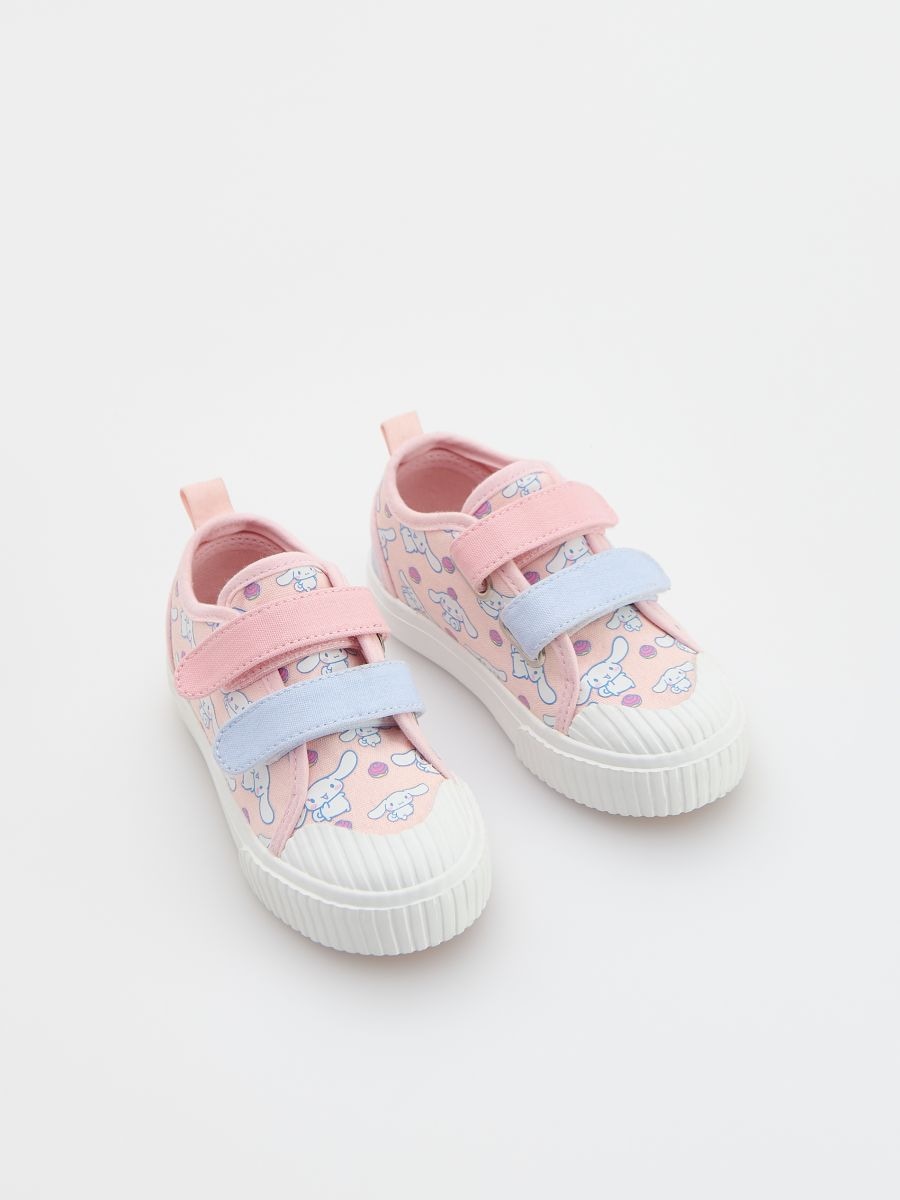 Trampki na rzep Cinnamoroll - pastelowy róż - RESERVED
