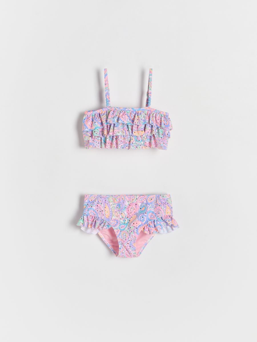 Ruffle two piece swimsuit - multicolor - RESERVED - 2