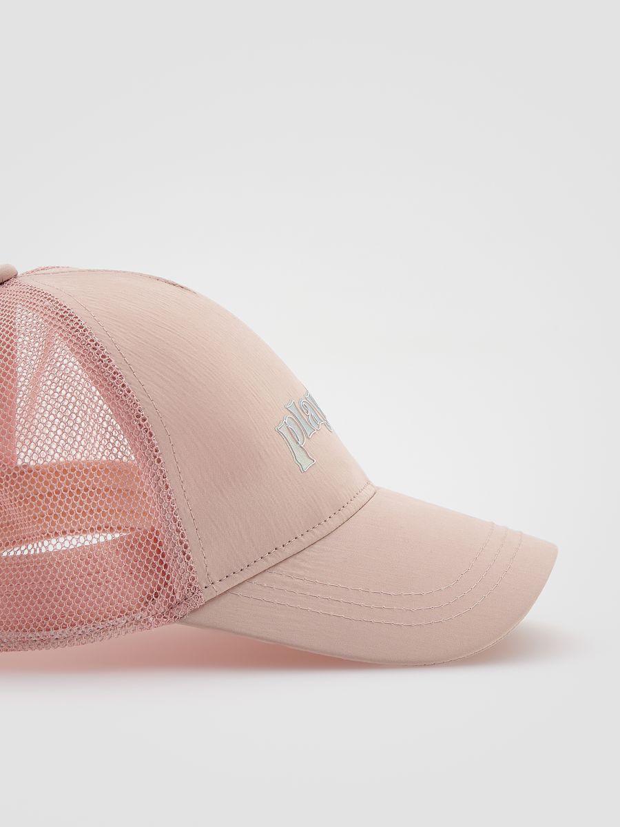 Cap with slogans - nude - RESERVED - 2