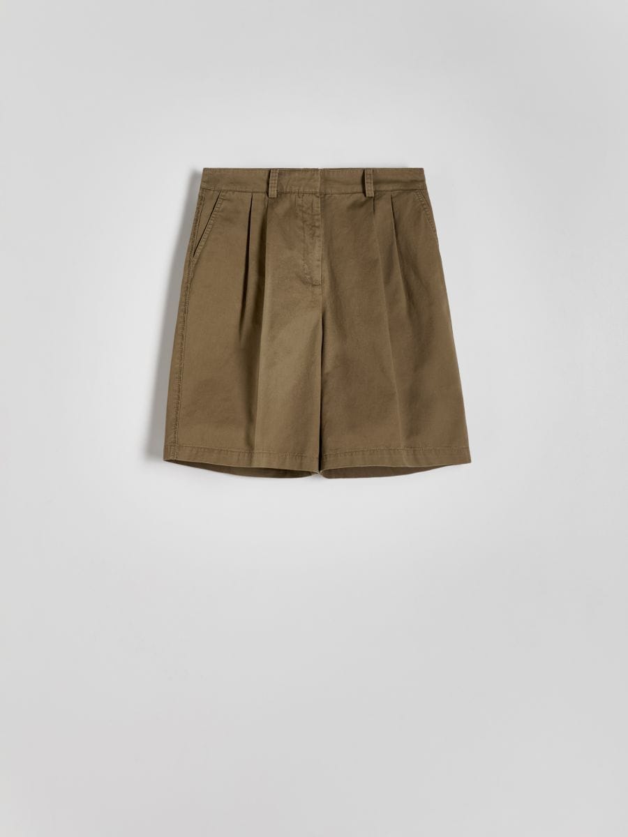 Creased shorts - green - RESERVED - 4