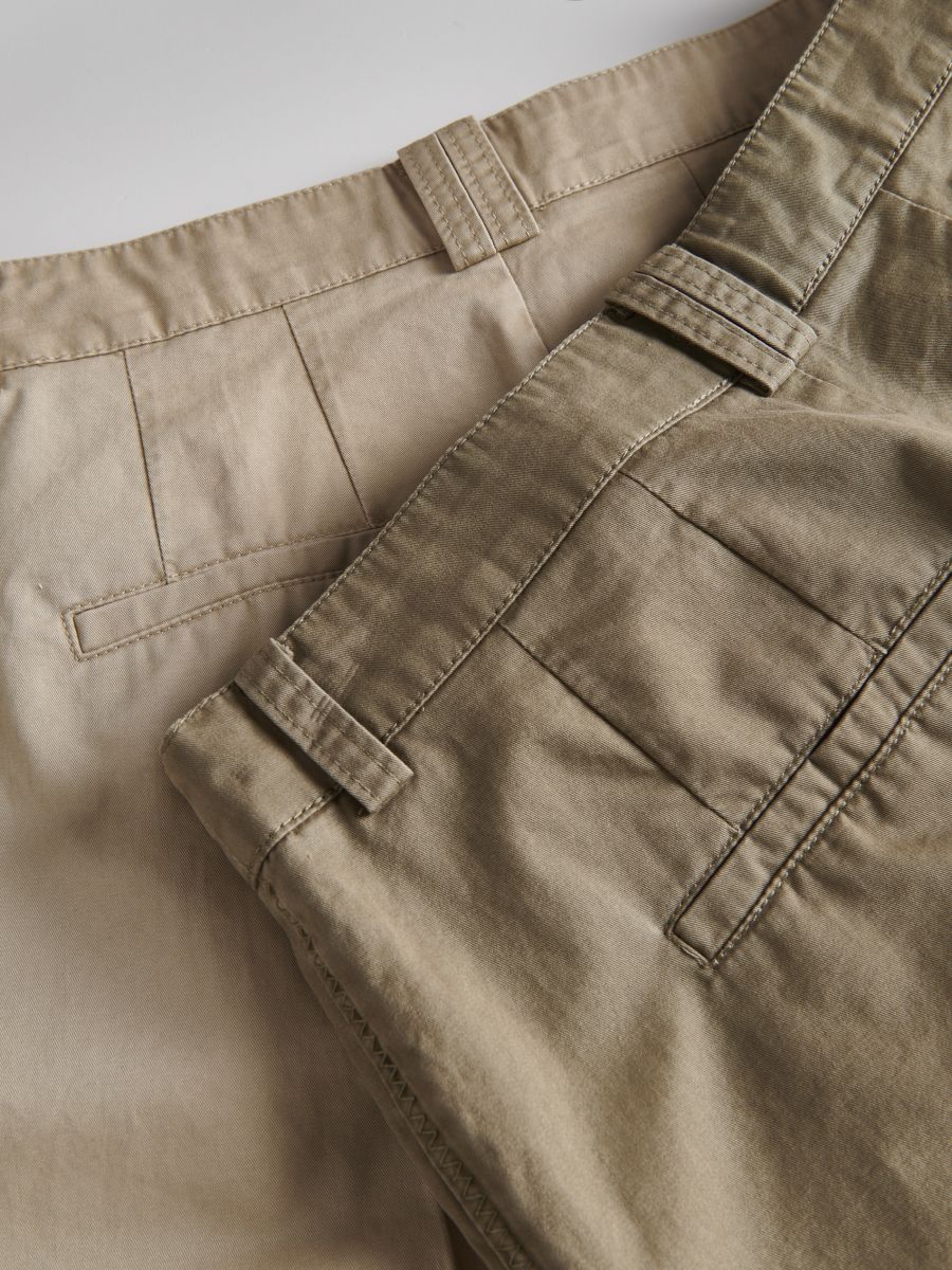 Creased shorts - green - RESERVED - 5