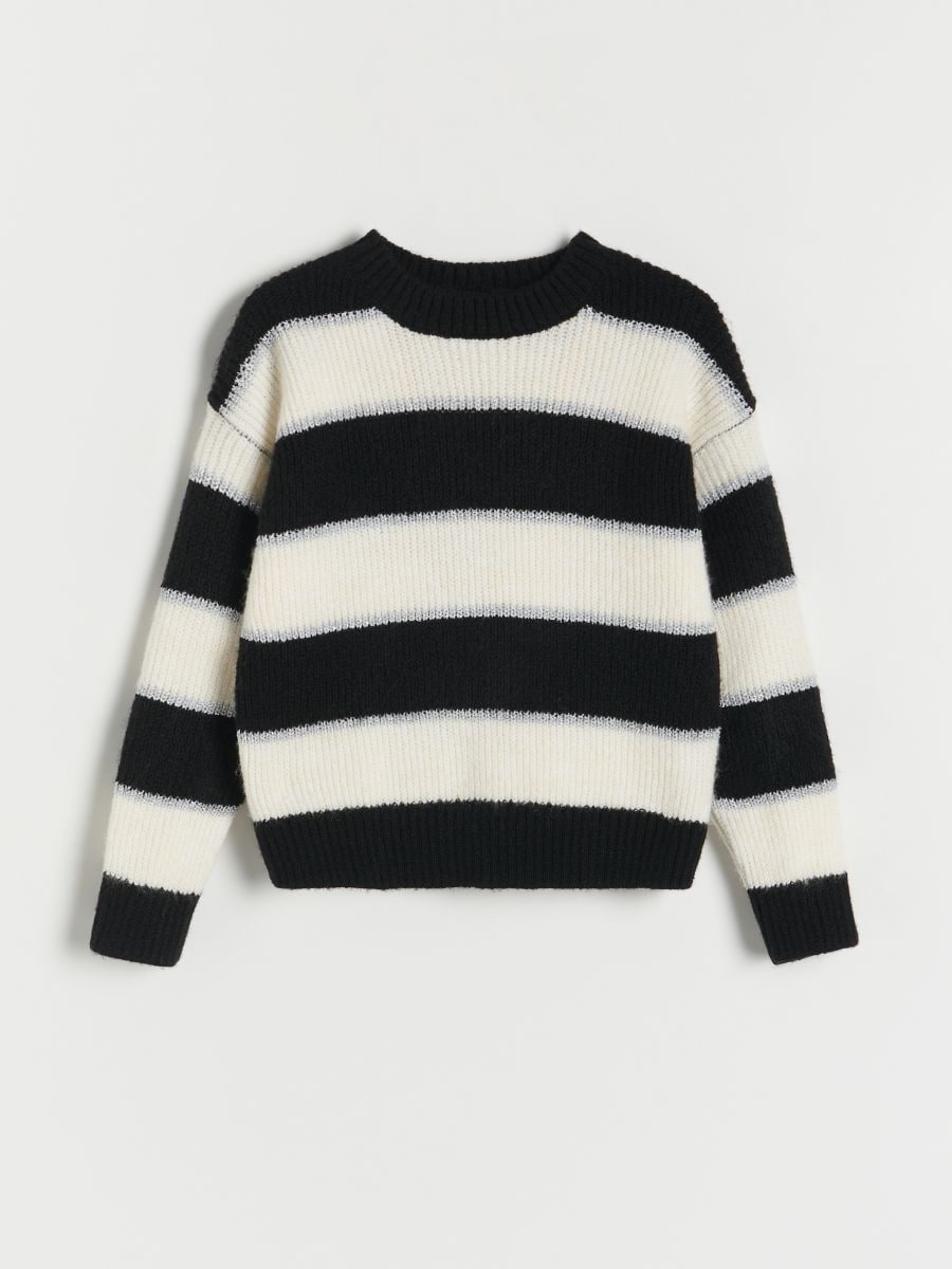 Striped clearance multicolor sweater