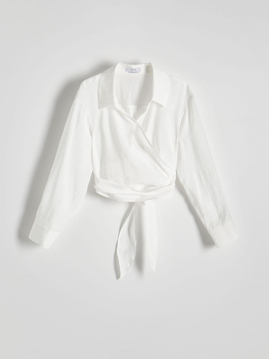 Ladies blouse - white - RESERVED