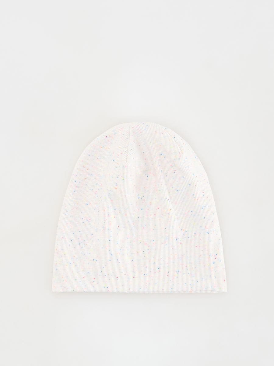 GIRLS` CAP - krem - RESERVED