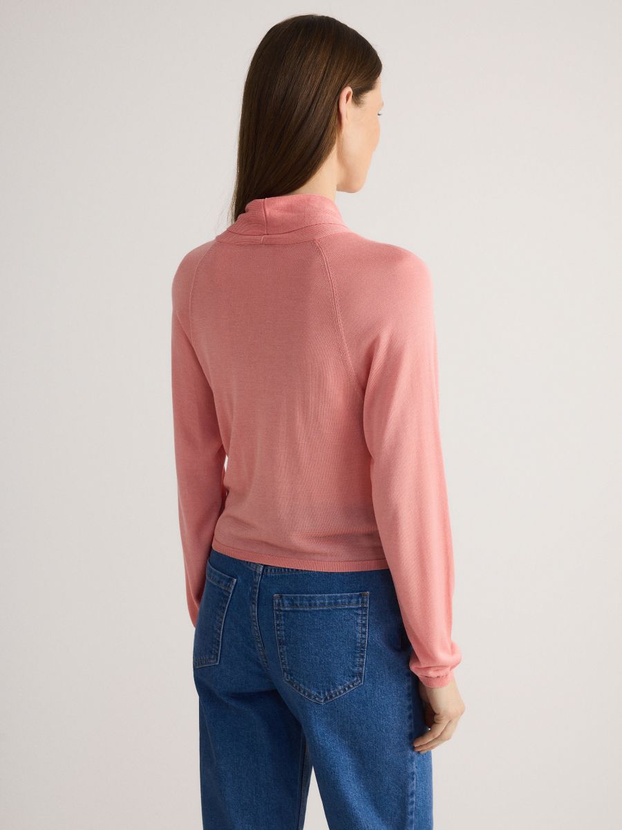 Sweater with lyocell blend - peach - RESERVED - 4