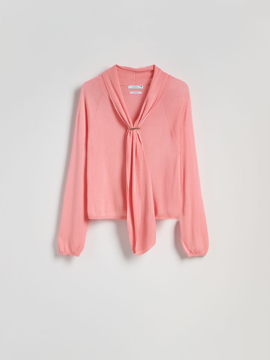 Sweater with lyocell blend - peach - RESERVED - 6
