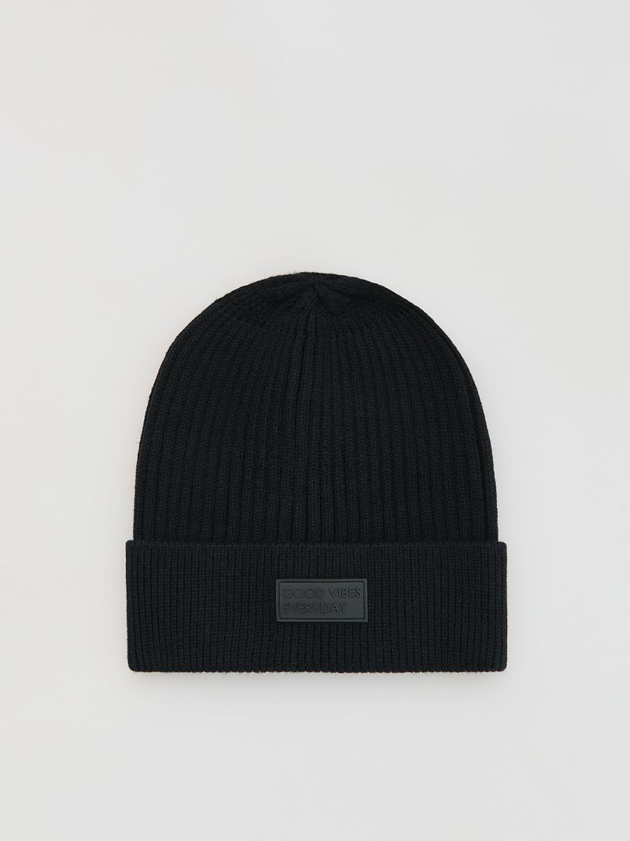 Viscose cap - black - RESERVED