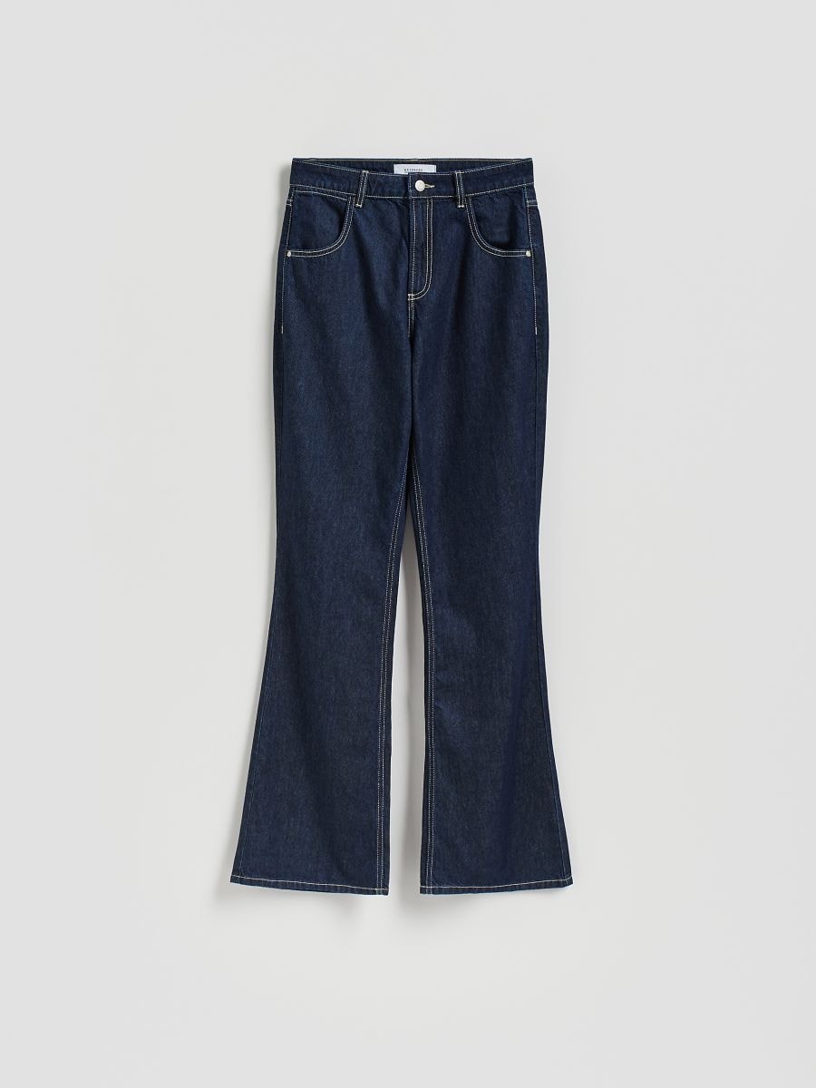Flare jeans - navy - RESERVED