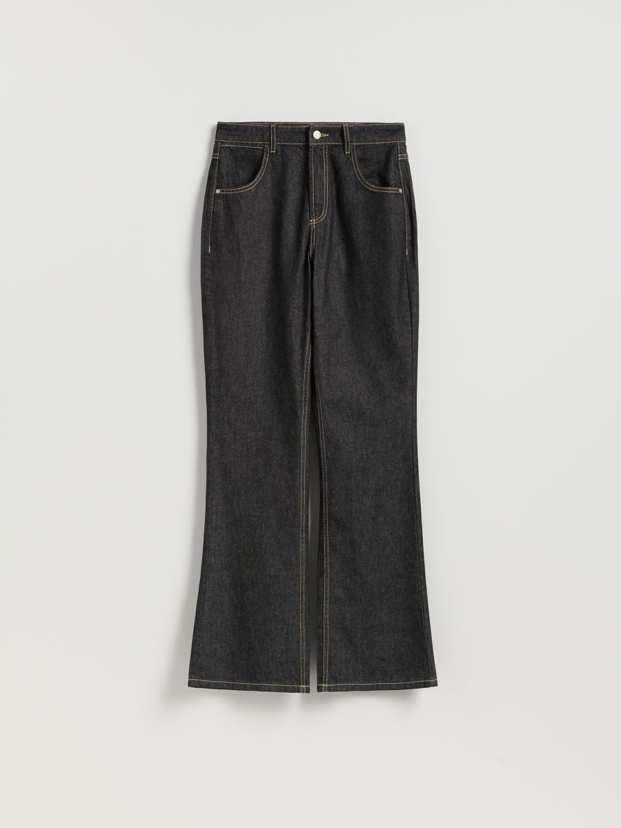 Flare jeans - grey - RESERVED