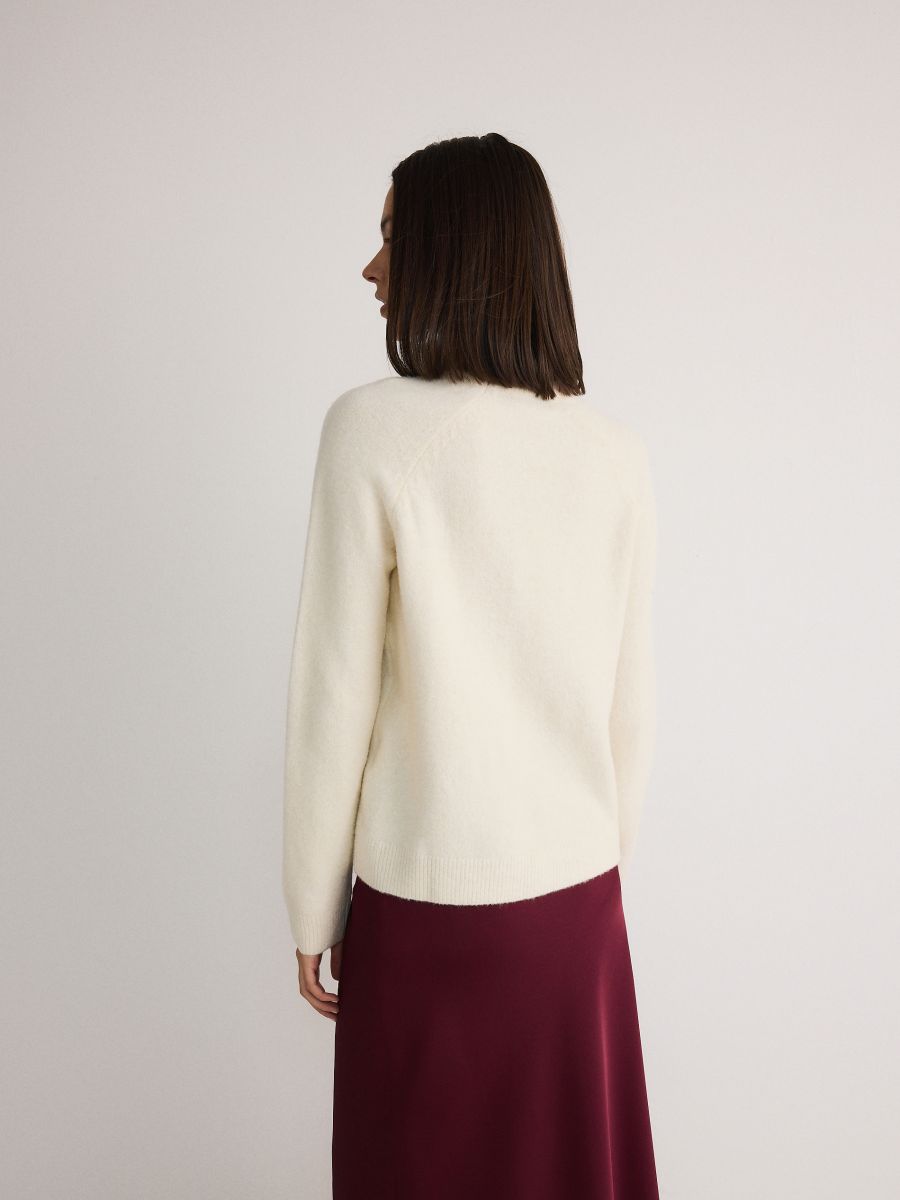 Sweater with raglan sleeves - nude - RESERVED - 4